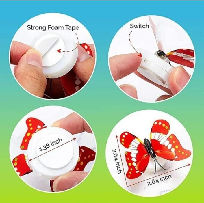 3D Schmetterling LED Feen-Nachtlicht Dekor