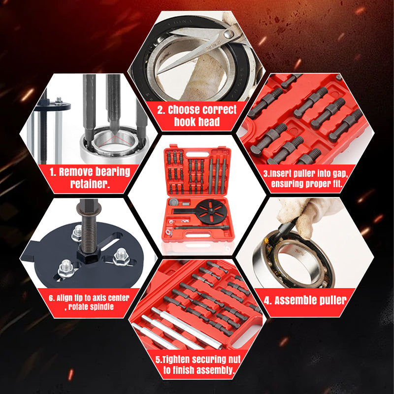 Schwerlast-Wälzlager-Abzieher-Werkzeug