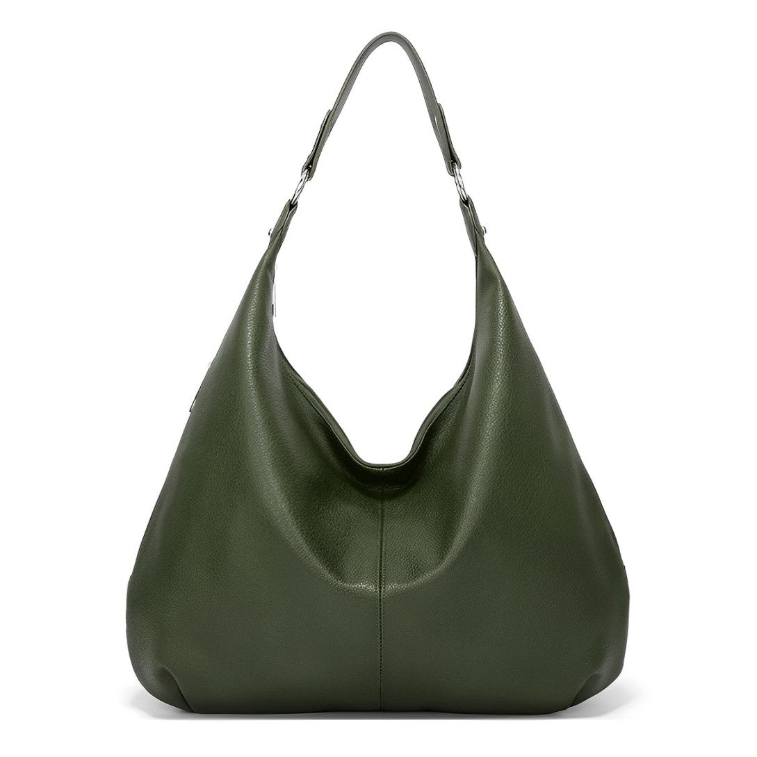 Alva™ | Schlichte große Schultertasche in Einfarbig