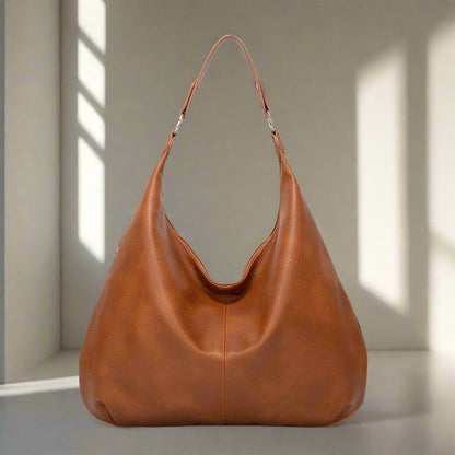 Alva™ | Schlichte große Schultertasche in Einfarbig
