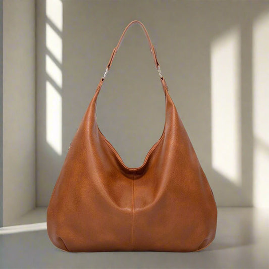 Alva™ | Schlichte große Schultertasche in Einfarbig