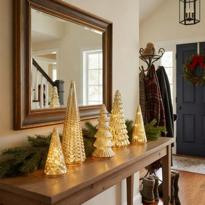 LumiTree™ - Beleuchtetes Harz-Dekobaum-Set