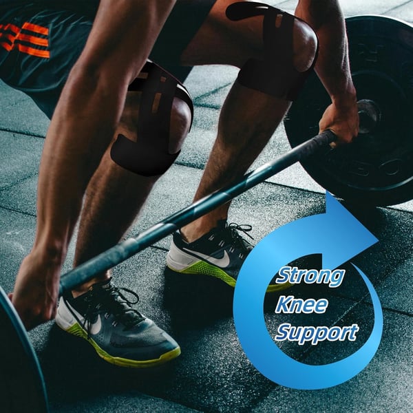 FlexiKnee™ - Vorgefertigte Kinesiologie-Streifen zur Schmerzlinderung und Bewegungsförderung