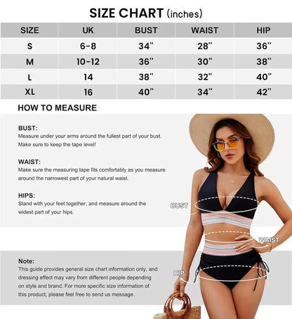 Estella™ – Hochtailliertes Bikini-Set für Damen