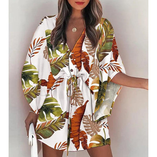 WOLFF™ | Elegant summer set with a floral print