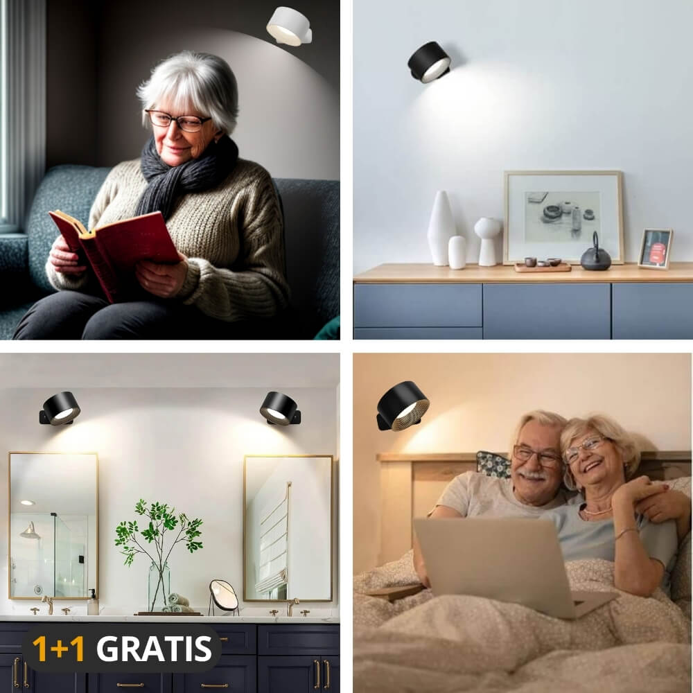 Luno™ | Eindeloze Wandlamp - 1 + 1 GRATIS !