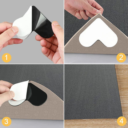 CozyNest™ - Teppich-Eckbefestigungen für sicheren Bodenbelag
