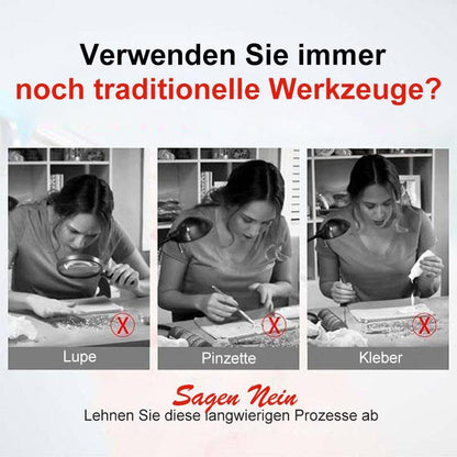 Buntes Kristall-Kunststiftset für DIY-Kreativität