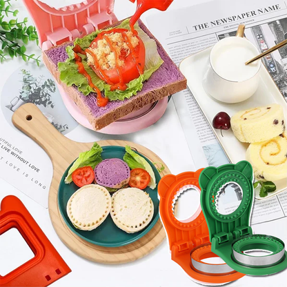 LunchMate™ - Krustenloser Sandwich-Schneider & -Press für Kindersnacks