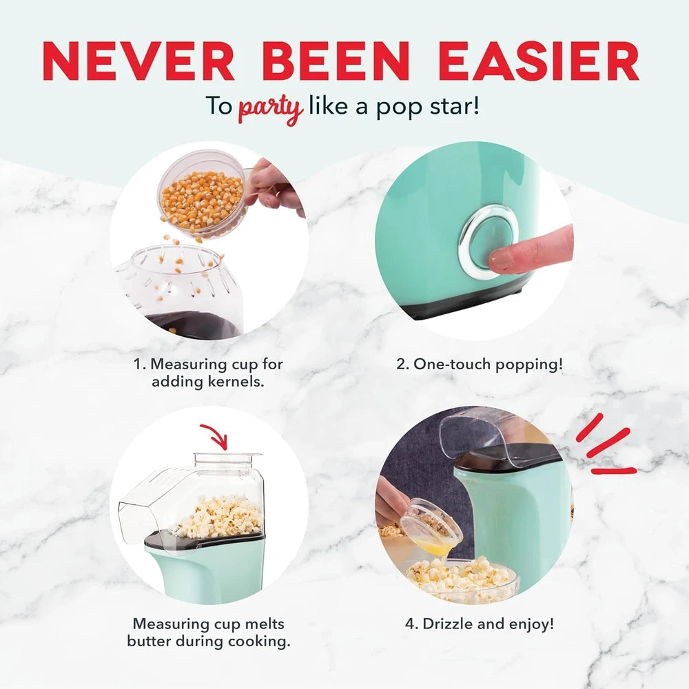 PopSleek – Ölfreies Popcorn Schnell Zubereitet für Schuldloses Naschen