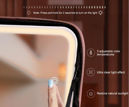 GlamJourney™ Stilvolle Reise-Make-up-Tasche