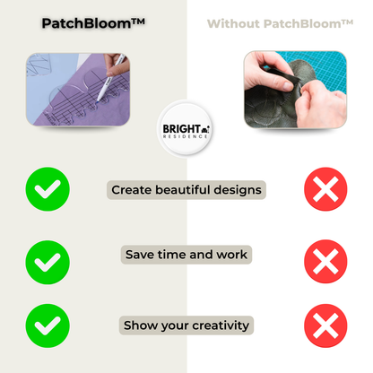 PatchBloom™ - Kreatives DIY-Patchwork-Set für handgefertigte Designs