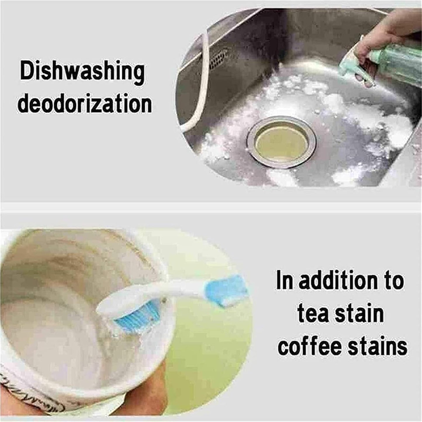 Natürliche Fleckenentferner-Pulver-Set für hartnäckiges Fett und Schmutz