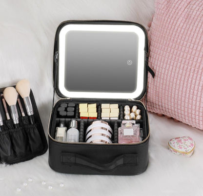 GlamJourney™ Stilvolle Reise-Make-up-Tasche