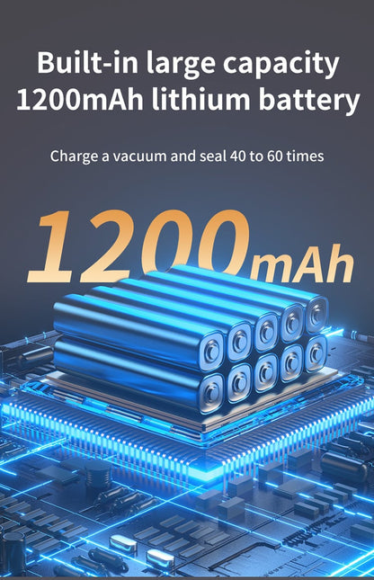 FreshSeal™ - Mini kabelloser Vakuumiergerät für Lebensmittel zur Frischeerhaltung