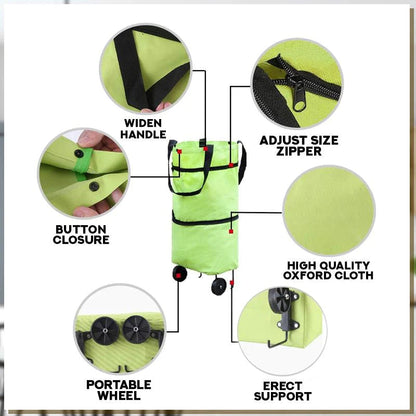 50% off | TrutnShop™ - 2-in-1 Foldable Shopping Trolley Bag! [Last Day Discount]