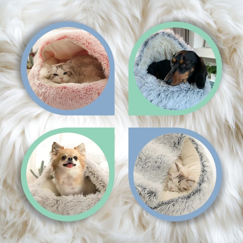 SnugPaws – Kuscheliges Plüschbett für Hunde & Katzen