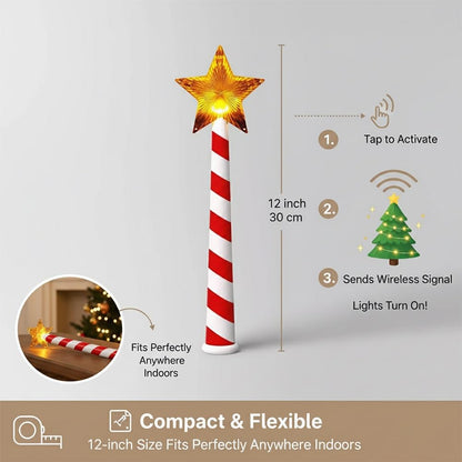 GlowWave™ - Kabelloser Zauberstab Weihnachtslicht-Controller