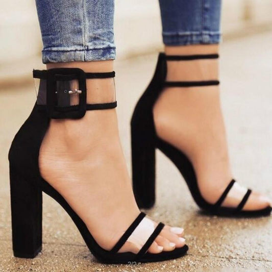 Strutique™ | T-Stage Mode hohe klobige Ferse Stil Stilettos