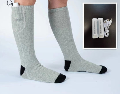 Nolan™ - Wiederaufladbare beheizbare Socken für ganztägige Wärme