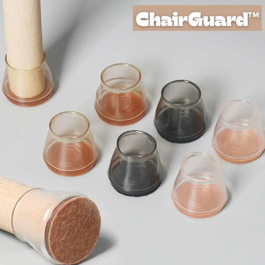 ChairGuard™ - Silikon-Stuhlbeinkappen zum Schutz des Bodens