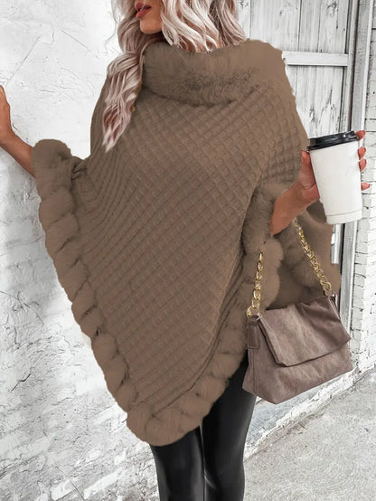 FurWarm™ - Luxuriöser Warmer Pullover mit Pelzbesatz