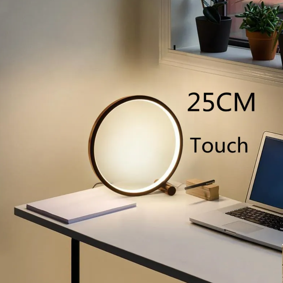 LumaGlow - Minimalistische LED-Tischlampe mit Touch-Bedienung
