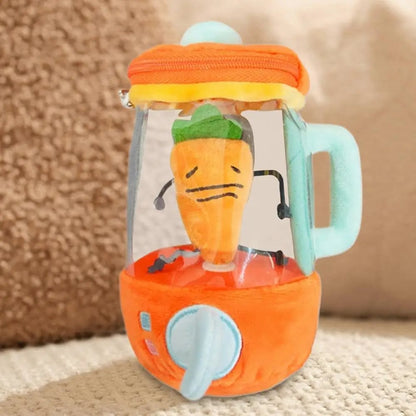PlushPress™ | Cartoon Plüsch Puppe Spielzeug Karotte Entsafter Form Dekorationen