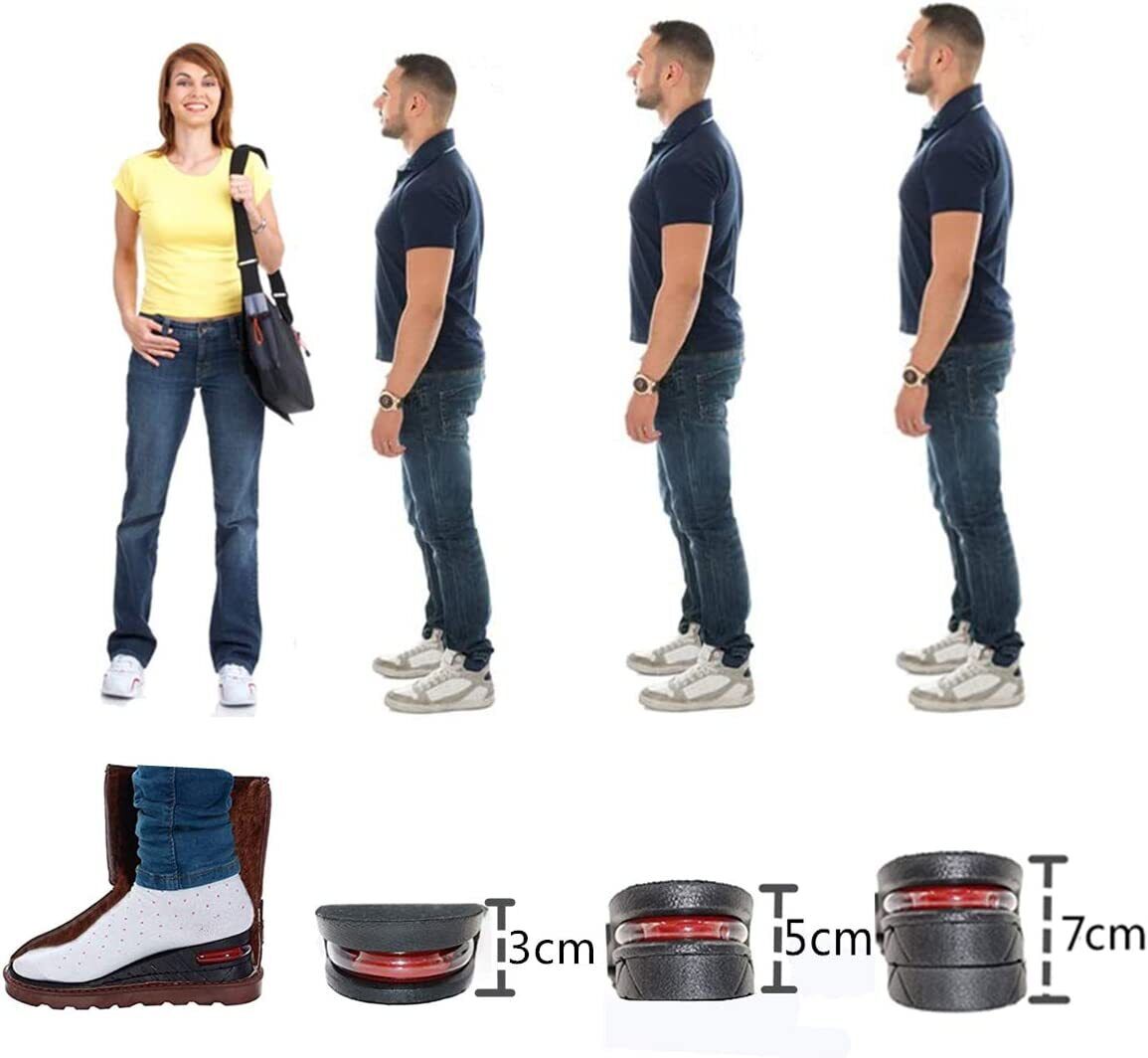 Bequeme höhenerhöhende Schuheinlagen