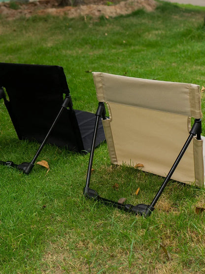 Ultraleichter gepolsterter Campingstuhl mit wetterfestem Aluminiumrahmen