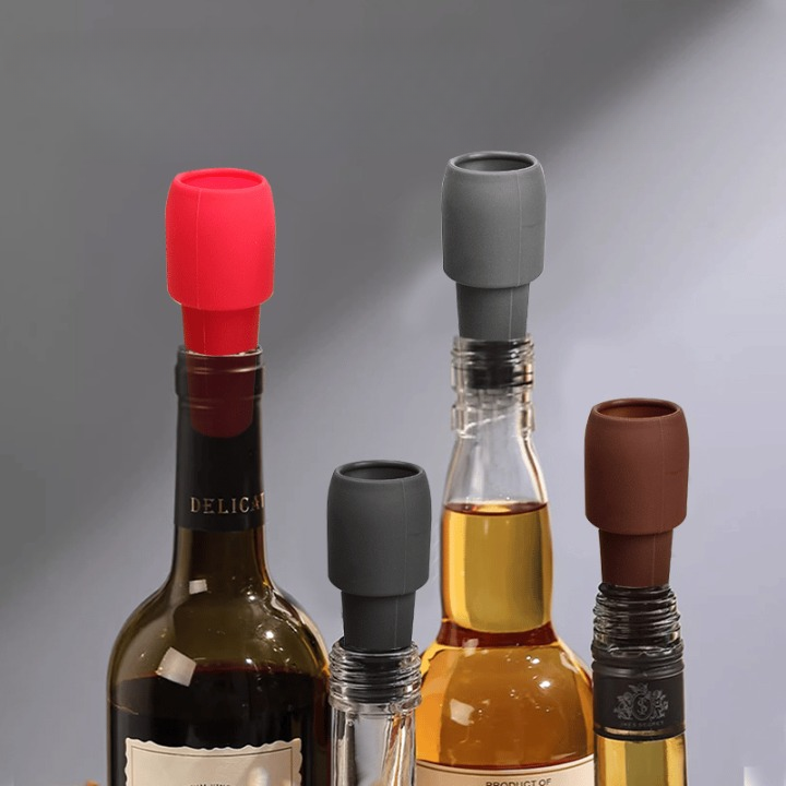 AromaClosure™ - Wiederverwendbare Silikon-Weinflaschenverschlüsse