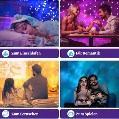 Beruhigende Ozeanwellen-Stimmungslampe für entspannte Atmosphäre