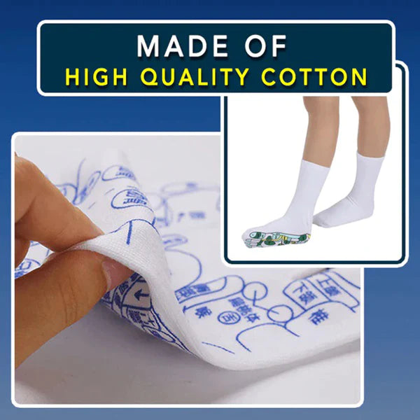 Komfort Fit Akupressur Reflexzonen Massage Socken Set