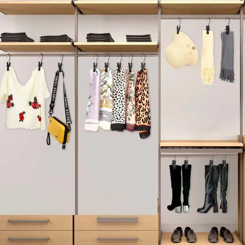 Clipzy™ - Kompakte Reise-Kleiderbügelklammern