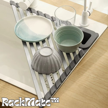 RackMate™ Dreieckiger Geschirrabtropfständer zur Küchenorganisation