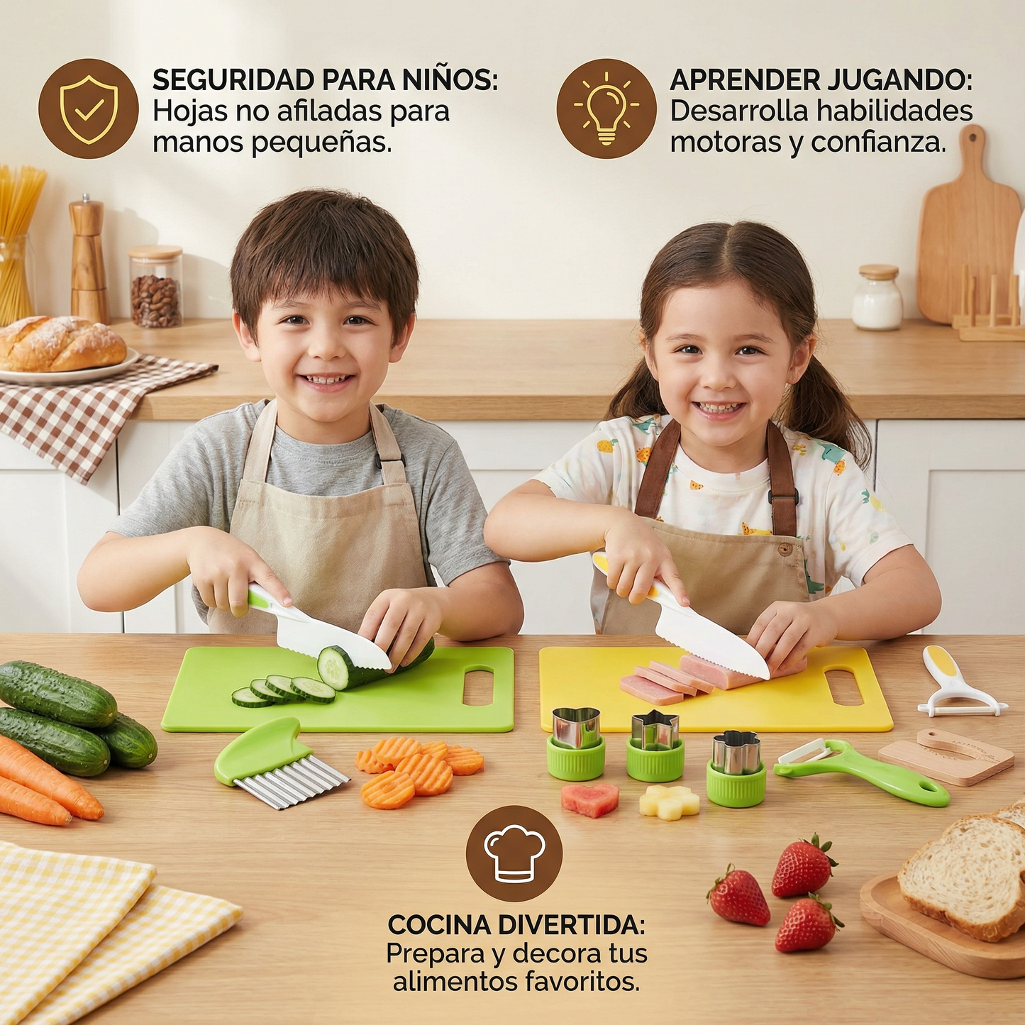 SliceJoy – Sicheres und spaßiges Obstschneiden zur Stärkung des Selbstvertrauens von Kindern