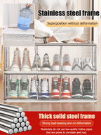 Schuh- und Kleiderorganizer für einen aufgeräumten Schrank