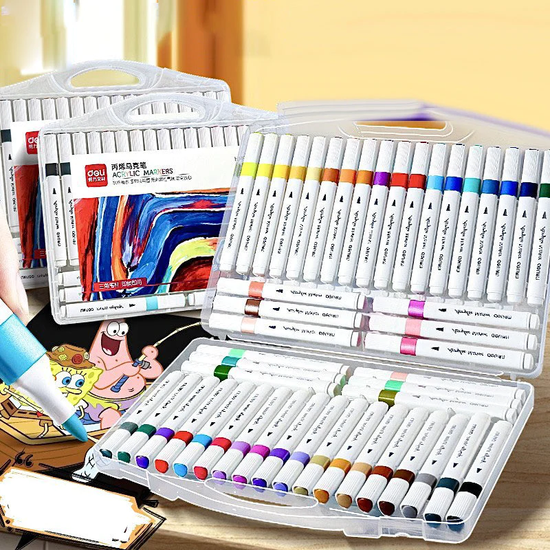 AcrylicMaster™ | 24-Farben-Acrylmarker-Set für lebendige Kunstwerke