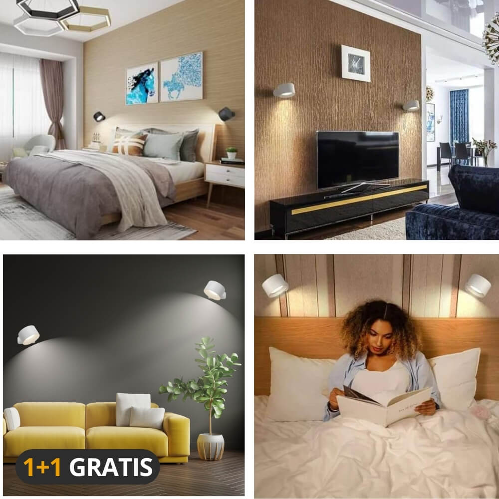 Luno™ | Eindeloze Wandlamp - 1 + 1 GRATIS !