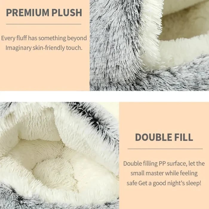 SnugPaws – Kuscheliges Plüschbett für Hunde & Katzen
