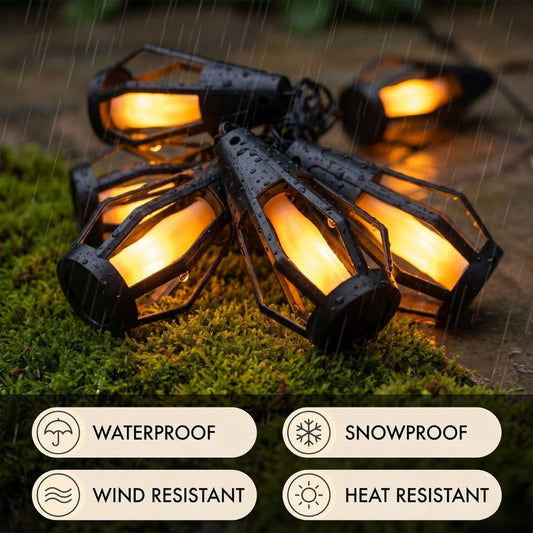 GlowNest – Authentische Flammenatmosphäre für sichere, gemütliche Nächte im Freien