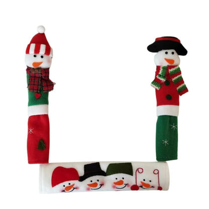 FrostyGrips™ - Weihnachtliche Schneemann-Türgriffabdeckungen