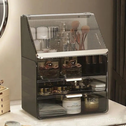 GlowEase™ - Vielseitige staubdichte Kosmetik-Organizer-Box