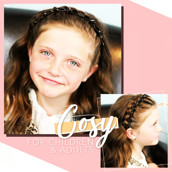 Eleganter Haar-Clip mit doppelt seitlichem Pony für mühelose Stylings