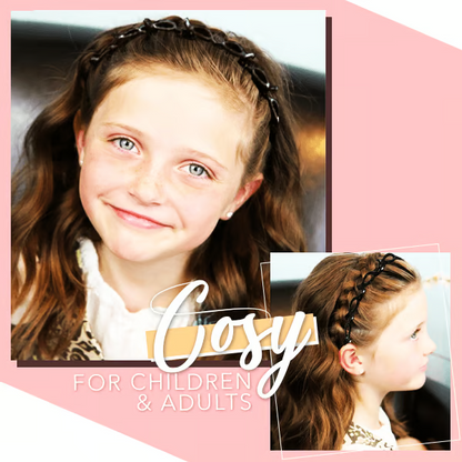 Eleganter Haar-Clip mit doppelt seitlichem Pony für mühelose Stylings