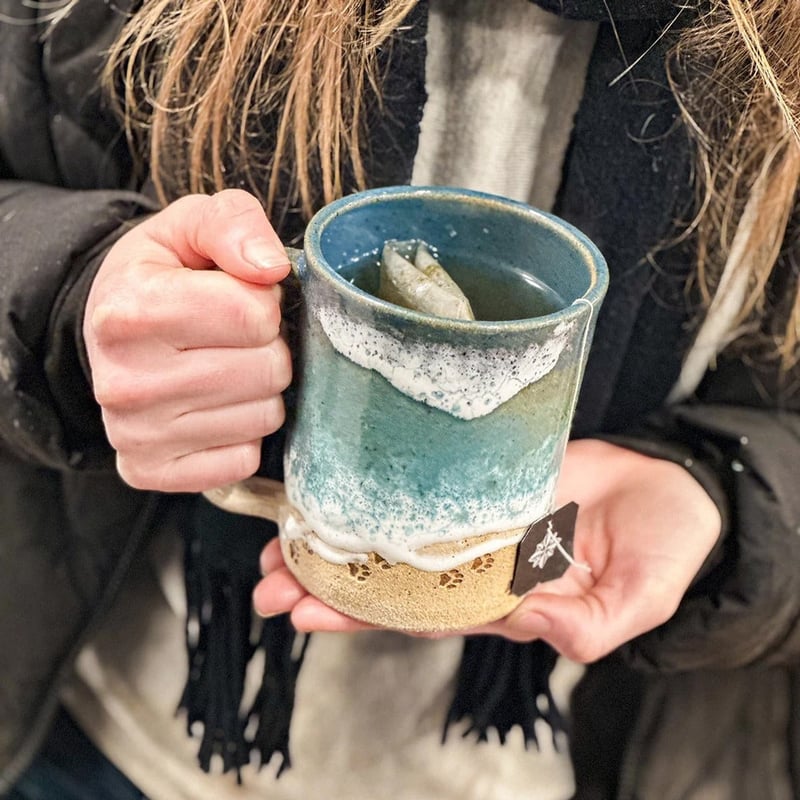 Cupshore™ | 3D gedruckt Keramik Shoreline Kaffeebecher