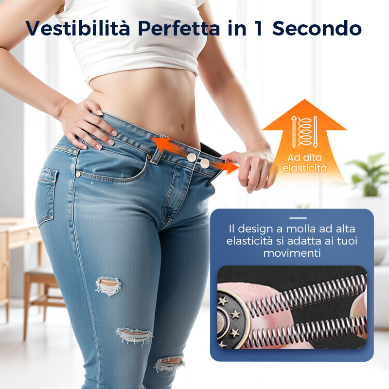 SpringLatch™ - Metallknopf-Verlängerung für Jeans