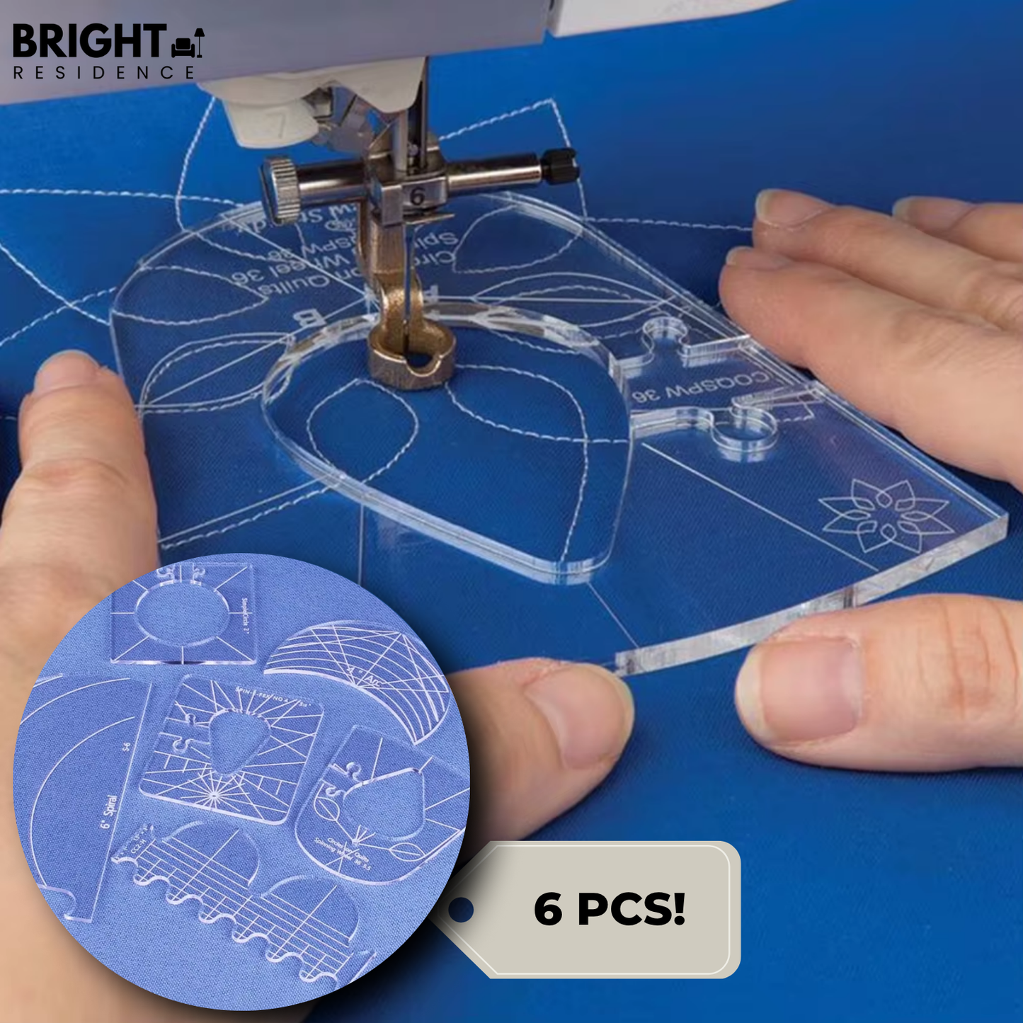 PatchBloom™ - Kreatives DIY-Patchwork-Set für handgefertigte Designs