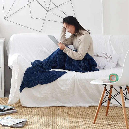 MermaidDream™ – Kuscheldecke für Kinder im Meerjungfrauen-Design