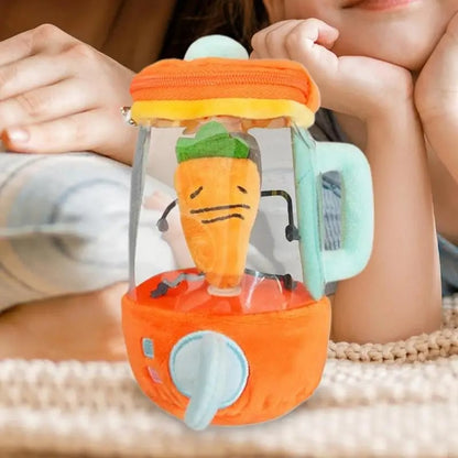 PlushPress™ | Cartoon Plüsch Puppe Spielzeug Karotte Entsafter Form Dekorationen